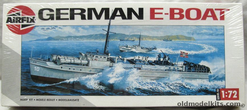 Airfix 1/72 German E-Boat (Kriegsmarine Schnellboot), 10280 plastic model kit